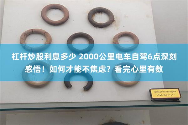 杠杆炒股利息多少 2000公里电车自驾6点深刻感悟！如何才能不焦虑？看完心里有数