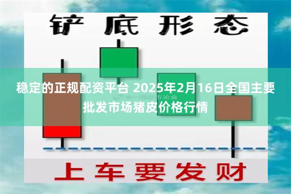 稳定的正规配资平台 2025年2月16日全国主要批发市场猪皮价格行情